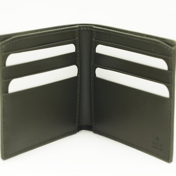 GUCCI GG Monogram bi-fold wallet Forest Green - Picture 3 of 5
